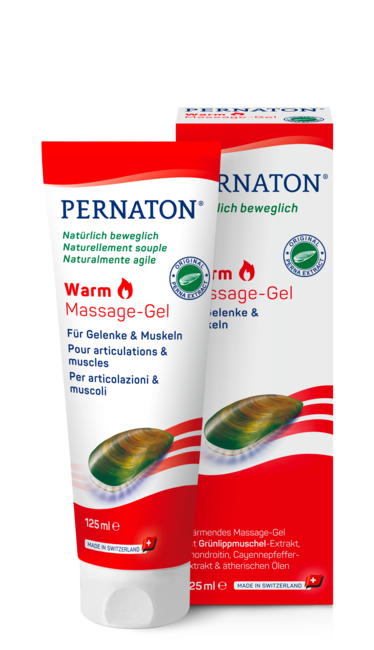 PERNATON® Gel per massaggi effetto caldo  in caso di disturbi articolari  cronici o prima dell'attività sportiva